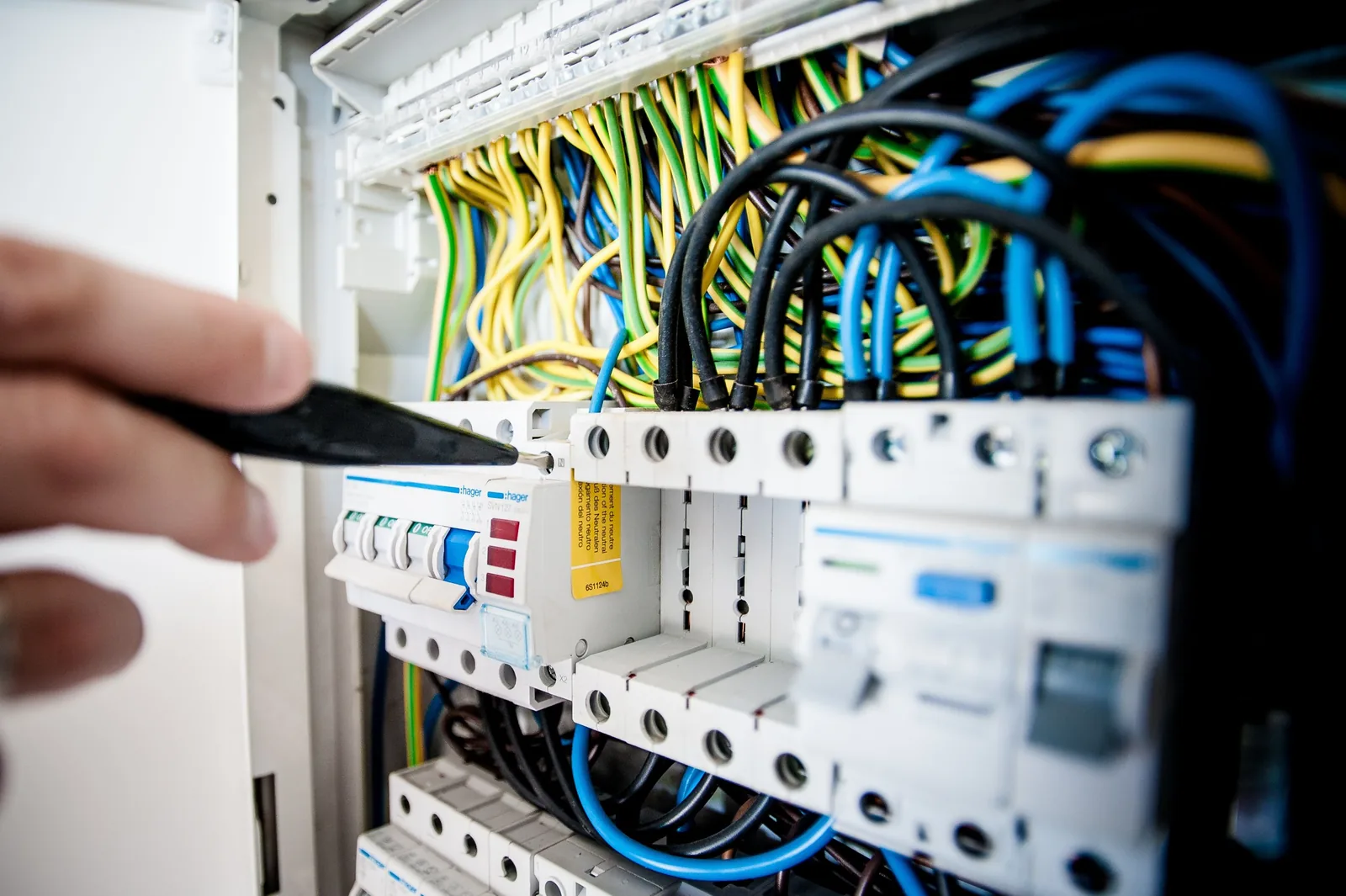 Electrical panel assessed during a service upgrade quote in Salt Lake City